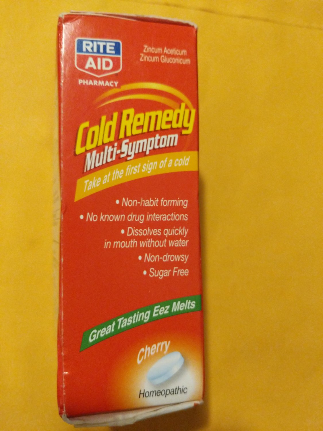 Rite Aid COLD REMEDY MULTI SYMPTOM 25 TABLETS CHERRY EXPIRED EXPIRED