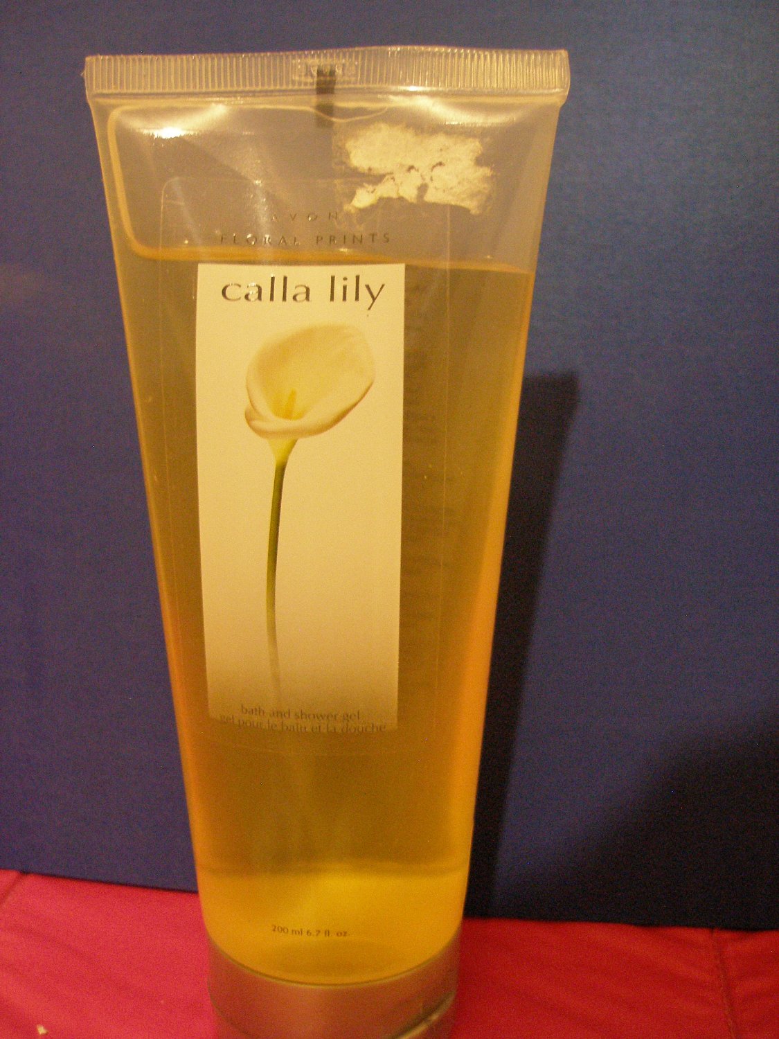 Avon Floral Prints Calla Lily Bath and Shower Gel
