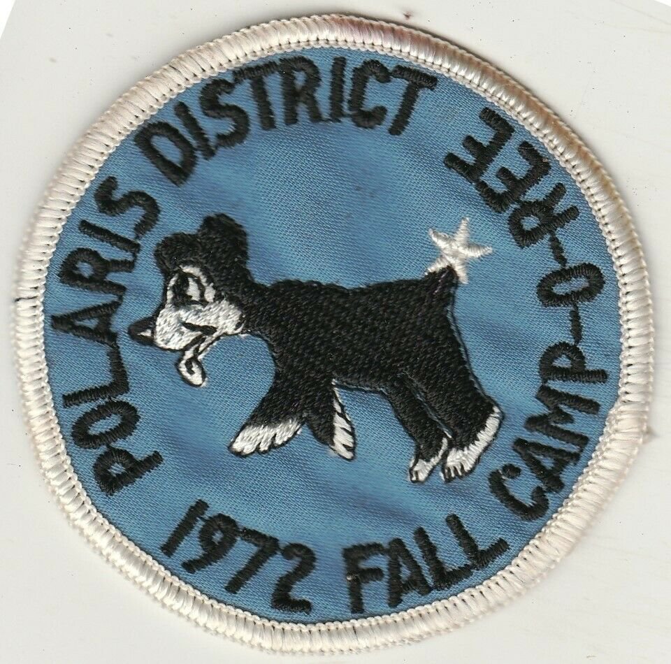 BSA 1972 Polaris District Fall Camporee patch