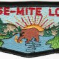 BSA 1970's OA Lodge 278 Yo-Se-Mite - S4b Blk brd Red ltrs