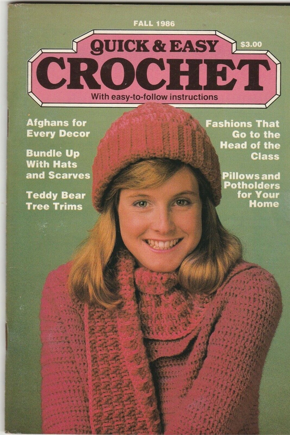 Quick & Easy Crochet Volume I Issue 5 Sep-Oct 1986 crochet patterns