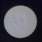 Rare White Imperial Plate with Windmill Pattern (FREE SHIPPING in U.S)