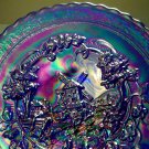 Imperial Carnival Glass Amethyst/Blue Windmill Plate (SALE)