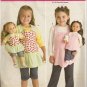 Darling Little Girls and Doll Aprons - Simplicity 2465