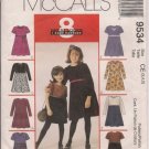 Dresses & Handbag for Girls - McCalls 9534 - Sz. 3,4,5