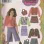 Child's Mini Skirt, Pants, Vest Jacket, Bag t Top - Simplicity  4410 - Sizes 5,-8