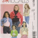 McCall's M5171 Girls' Lined and Unlined Shrugs - Sizes 3, 4, 5, 6