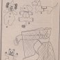 Simplicity 2945 -Stuffed Clown, Elephant, Dog, Cat and Net Bag