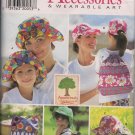 Simplicity 7539 Accessories -Hat Cap Backpack Tote AdultsChildren