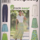 Simplicity 7655 Misses Pants, Shorts, Skirt Sz. XS-M - 6 made easy