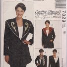 Out of Print McCalls 7329 Creative Woman Jacket, Collars - sz. 18
