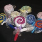 Wash Cloth Lollypops, Set of Two