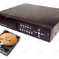4CH CCTV Security Network Surveillance DVR + 500GB HDD