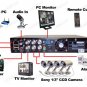 CCTV 4CH 4 CH Security Surveillance Network DVR 500GB