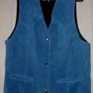 Blue Suede Vest