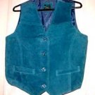 Blue Suede Vest