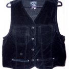 Black Velvet Tailored Vest