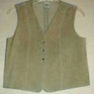 Tan Suede Vest by Gap
