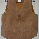 Tan Suede Vest-NWT