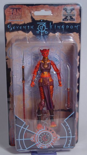 Raavia (red tiger) action figure - mint-on-card, no flaws