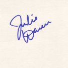 Julie Warner in-person autographed Index Card