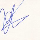 Penn Jillette in-person autographed index card