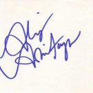Alison Armitage Autographed Index Card