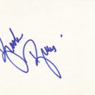 Brooke Burns Autographed Index Card