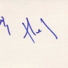 Thomas Calabro Autographed 3x5Index Card