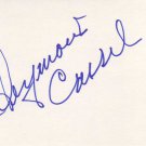 Seymour Cassel Autographed Index Card