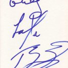Taylor Dayne Autographed Index Card