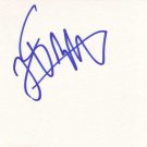 James DeBello Autographed Index Card