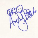 Andy Dick Autographed Index Card