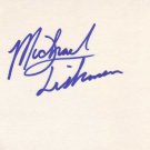 Michael Fishman Autographed Index Card