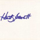 Hank Garrett Autographed Index Card