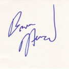 Bruce Harwood Autographed Index Card
