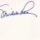 Michele Lee Autographed Index Card