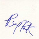 Ray Park Autographed Index Card