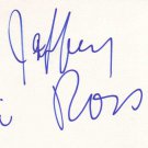 Jeffery Ross Autographed Index Card