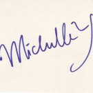 Michelle Yeoh Autographed Index Card