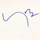 Michael York Autographed Index Card