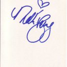 Nikki Schieler Ziering Autographed Index Card