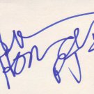 Shawn Michael Howard autographed 3 x 5 index card