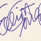 Elliott Gould autographed 3 x 5 index card