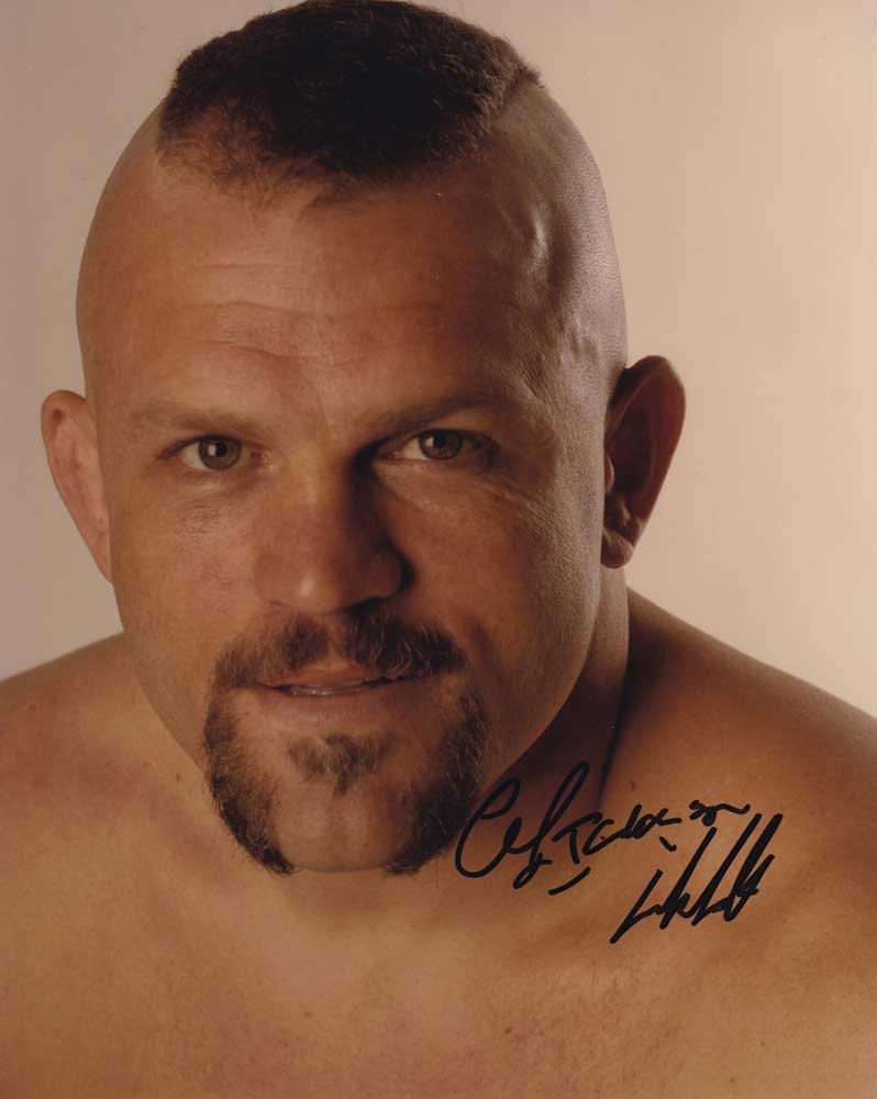 Chuck Liddell in-person autographed photo.