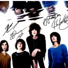 Temples in-person autographed 11 x 14 band photo by all 4