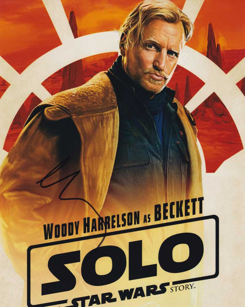 Woody Harrelson in-person autographed photo Solo