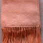 Scarf  Alpaca Scarf Peachy Pink Made in Peru