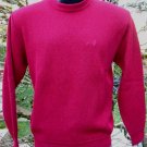 Sweater Alpaca Mens Alpaca Sweater Red Size Large