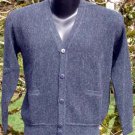 Sweater Alpaca Mens Sweater Dark Gray  Size Extra-Large